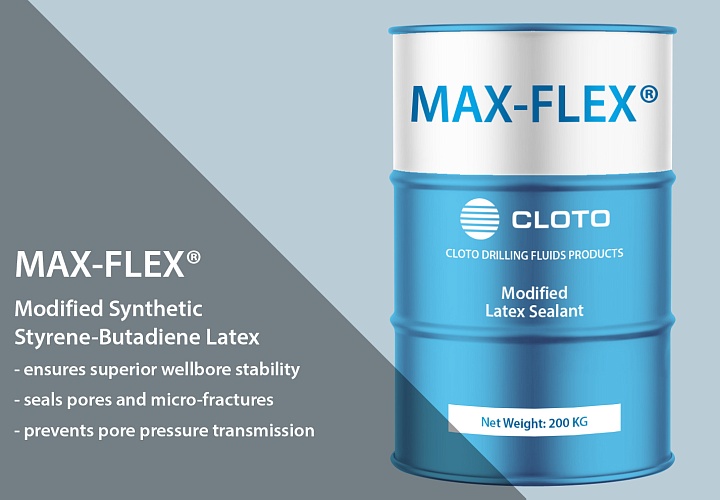MAX-FLEX® (modified styrene-butadiene latex sealant/shale inhibitor)