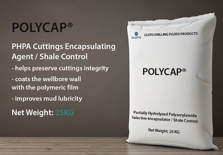 POLYCAP® (PHPA shale inhibitor/ solids encapsulating polymer)
