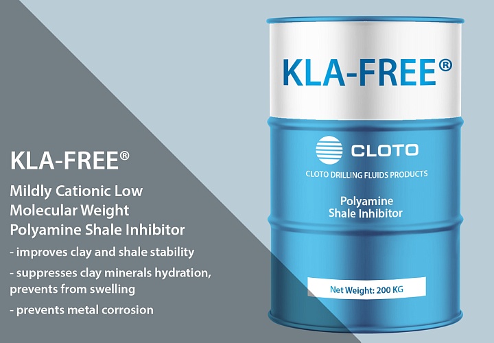 KLA-FREE® (liquid polyamine shale inhibitor / KCl substitute)