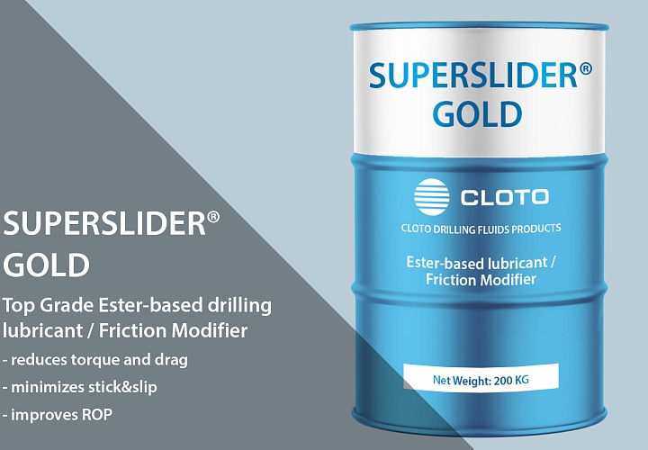 SUPERSLIDER®GOLD (industry grade ester based WBM lubricant/ friction modifier)