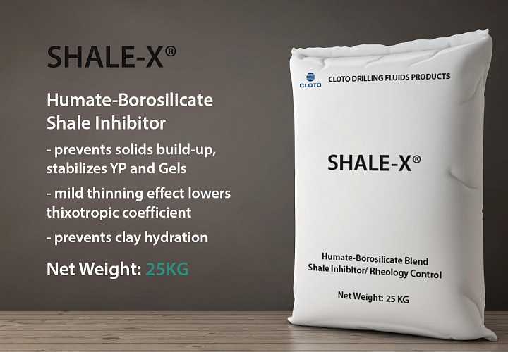 SHALE-X® Liquid (shale hydration suppressant/polydimethylsiloxane)